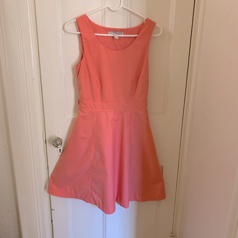Forever 21 fit & flare pink/salmon colored dress